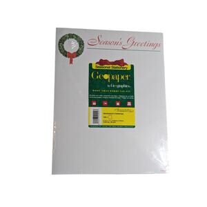 Geographics GeoPaper Season's Greetings Paper 100 Pack 8 1/2 x 11